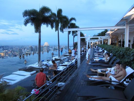 Vom Skypark im 57. Stock war der Blick noch beeindruckender.