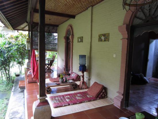 Unsere schöne Terasse bei Birgit im Balila...