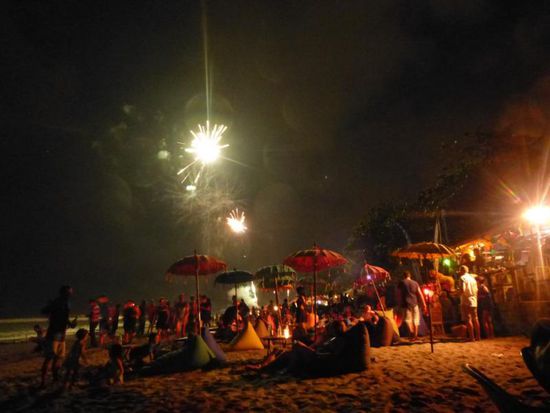 Silvester mal am Strand...