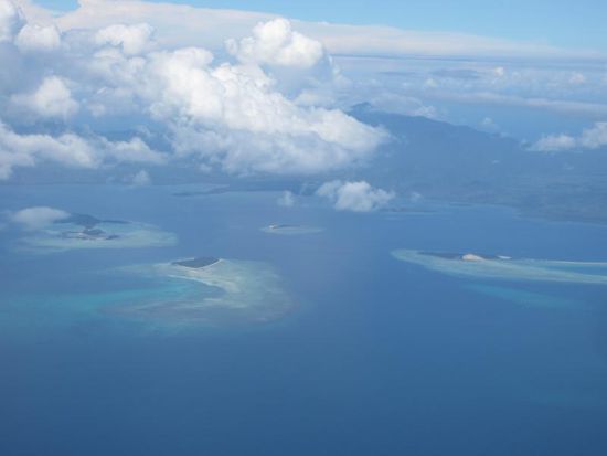 Mit einem wehmütigen Blick auf die Hondabay, dieses Mal aus der Luft, verabschieden wir uns von Palawan.