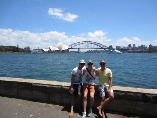 Deshalb gleich noch ein Foto mit unserem Reiseführer Daniel...