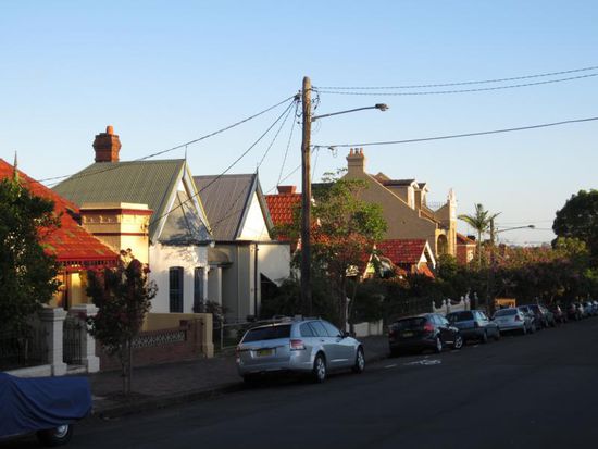 Außerhalb des Zentrums wirkt aber alles sehr kleinstädtisch wie hier in Marrickville, wo auch unser Gastgeber Daniel lebt.
