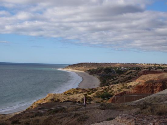 Nur 10 min davon entfernt liegt der Maslin Beach, einer der schönsten Strände der Fleurieu Halbinsel.