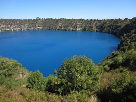 Die tiefblaue Färbung ist wirklich echt.