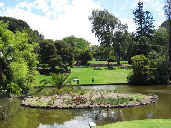 Nach so gutem Essen ist ein Spaziergang durch den schönen Botanischen Garten genau das Richtige.