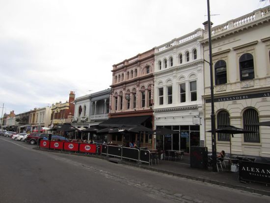 Und zum Schluß noch ein Bild vom ruhigen und hübschen Vorort Williamstown...