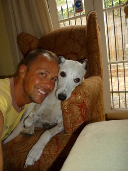 Wir wohnten dort bei Alan, der sich leider nicht fotografieren lassen wollte - zum Glück hatte wenigstens sein Hund Jack da keine Probleme mit 