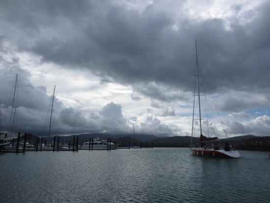 Leider war auch in den Whitsundays das Wetter sehr durchwachsen. Trotzdem gefiel es uns hier...
