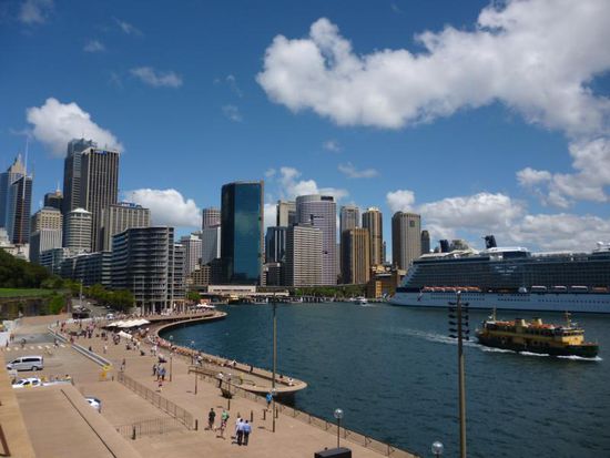 Dann endlich zurück in Sydney - und sogar die Sonne lacht...