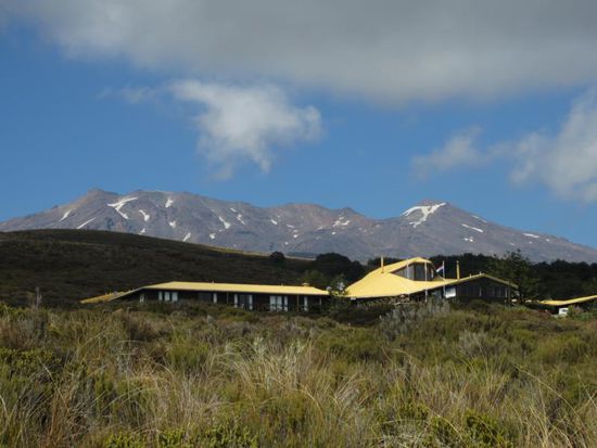 Im Tongariro Nationalpark - hier im Whakapapa Village haben wir unsere Wanderung zu den Tama Lakes gestartet.