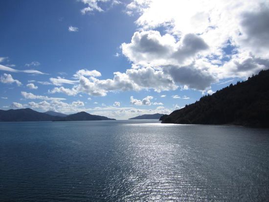 ... wo man alle paar Minuten von neuen traumhaften Ausblicken überrascht wird.