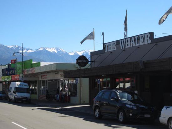 Im "The Whaler" Pub im Ort treffen sich Abends Einheimische und Backpacker, um ein Pint zu trinken.