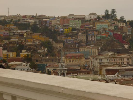 Valparaiso liegt auf 30 Hügeln verstreut...