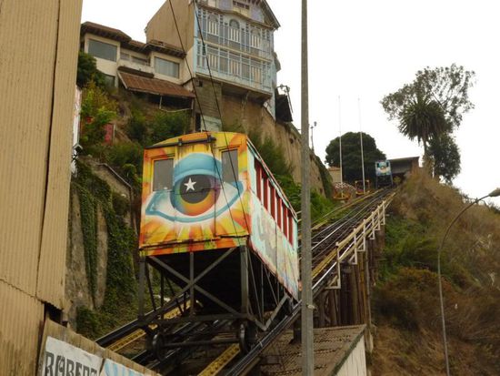 ... und wenn man nicht mehr laufen mag, steigt man einfach in eine der uralten Standseilbahnen, die auf die Hügel hinauf fahren.