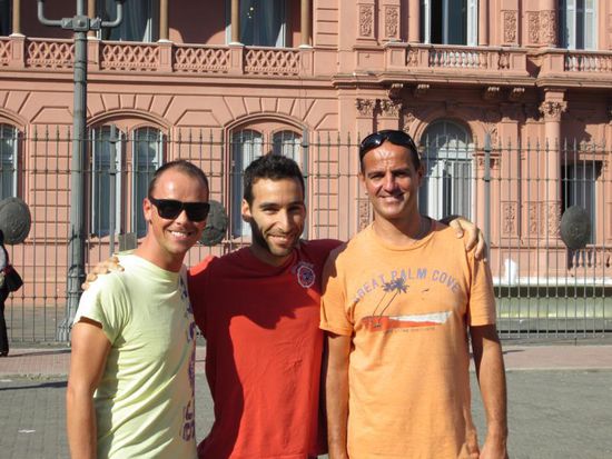 Zusammen mit unserem Gastgeber Ariel ging es auf Entdeckungstour. Ariel ist in Buenos Aires geboren und kannte sich daher super aus.