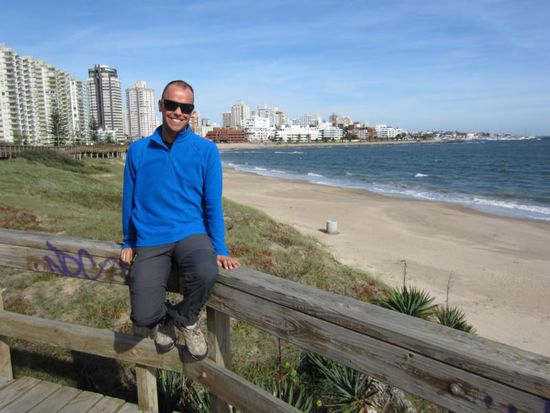 In Punta del Este, dem wichtigsten Ferienort Uruguays mit seinen schönen Sandstränden.