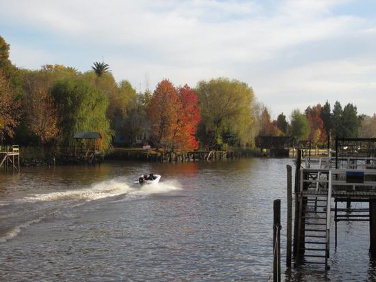 Auch am Delta zog der Herbst ins Land und die bunten Bäume waren in der Sonne schön anzuschauen.