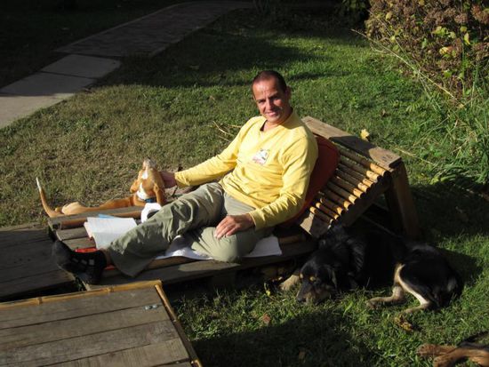 Trotz aller Arbeit, gab es auch Zeit, mal ein Stündchen in der Sonne zu liegen...