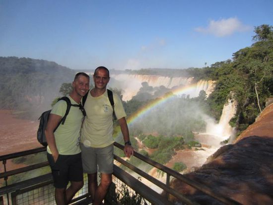 Trockener geniesst man die Aussicht von oben...