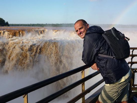 Auf der Aussichtsplattform am Teufelsschlund.