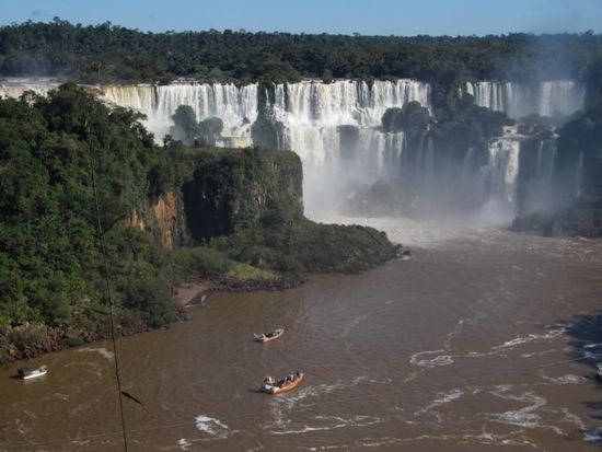 Von Brasilien aus kann man die besseren Panoramaaufnahmen machen...