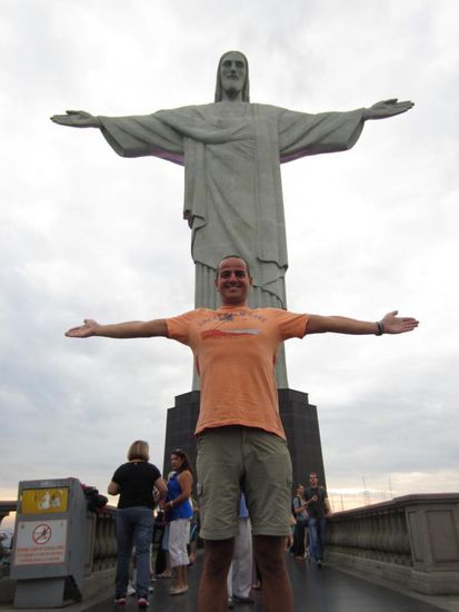 Eines der beliebtesten Fotomotive an der Statue...