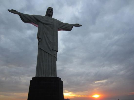 Ein letzter Blick hoch zu Jesus und wir müssen uns leider von Rio verabschieden, aber wir kommen sicher zurück!!!