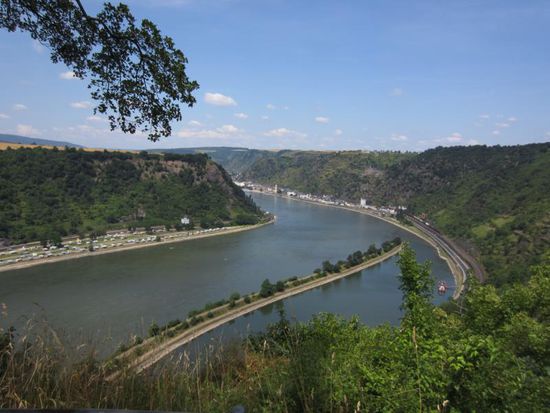 ... und weiter gehts zur Loreley am Rhein.