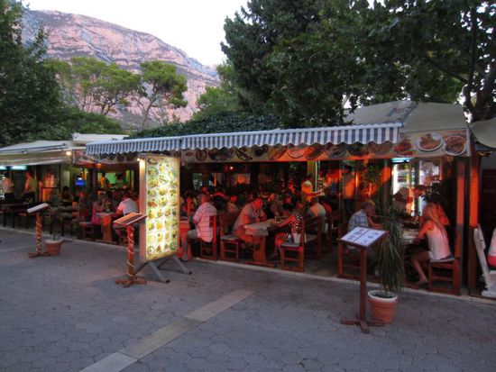 Dies war unser Lieblingsrestaurant "Vucko", wo wir fast jeden Tag essen waren...