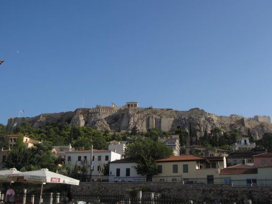 ... aber auch Athen hat seine schönen Ecken, z.B. das Gebiet um die Akropolis herum...