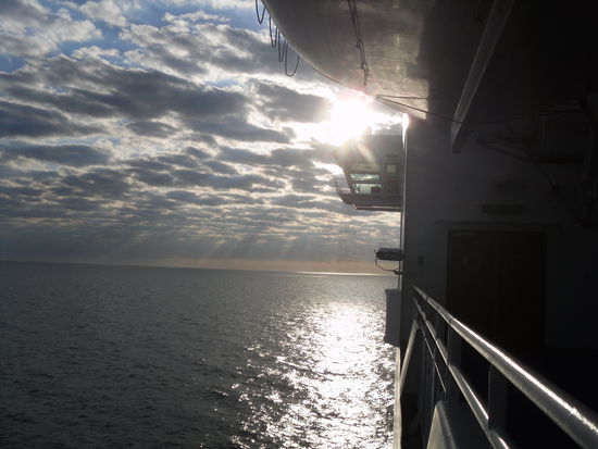 Sonnenaufgang auf der Ostsee