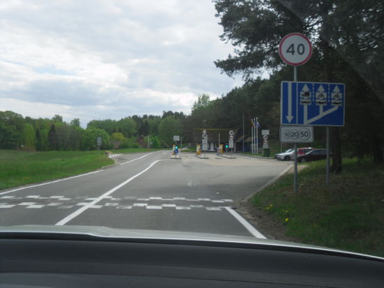 Mautstelle auf der Kurischen Nehrung