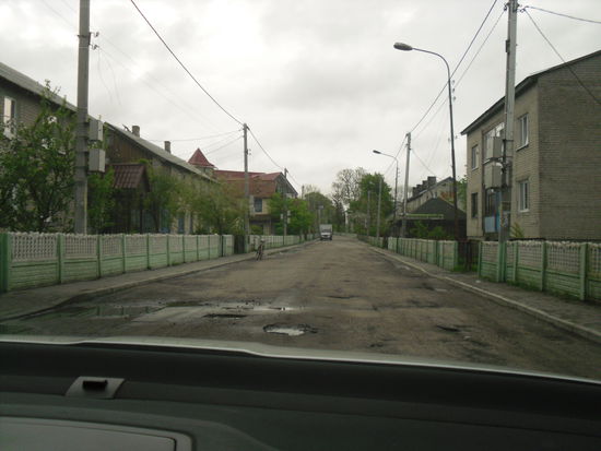 Hauptstraße in Rositten