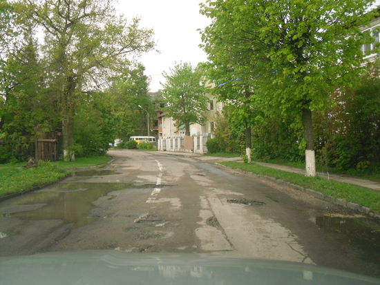 Straße in Cranz