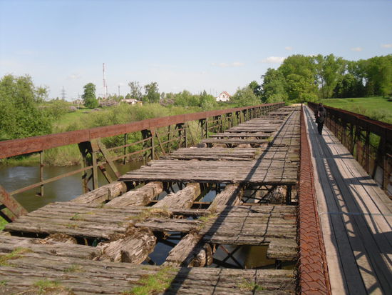 Brücke über den Pregel. Ein Umweg war somit vorprogrammiert.