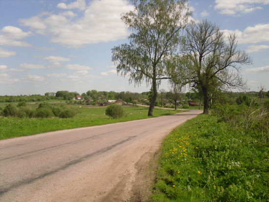 Still und verträumt liegt der Ort Saalau; Erinnerungen an Mecklenburg werden wach...