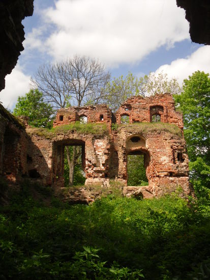 Ruine der Ordensburg Saalau