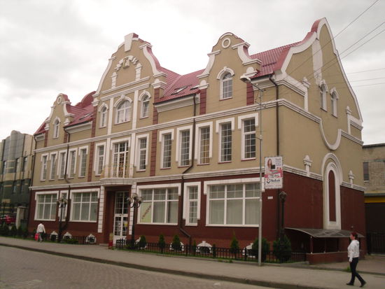 restauriertes Haus in der Hindenburgstraße