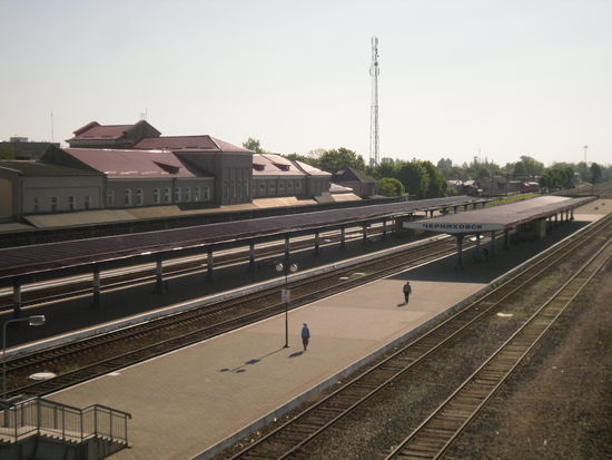 Der Bahnhof von Insterburg