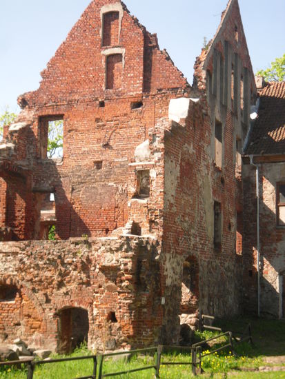 Ruine der Ordensburg von Insterburg