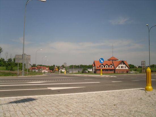 Kreuzung in Goldap - PL