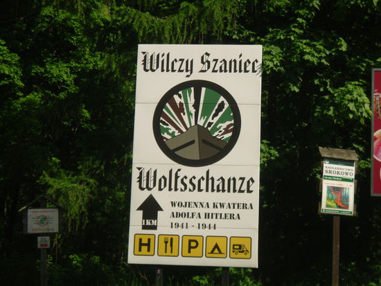 Die Wolfsschanze bei Rastenburg in den Masuren;
ehemaliges Führerhauptquartier von Adolf Hitler