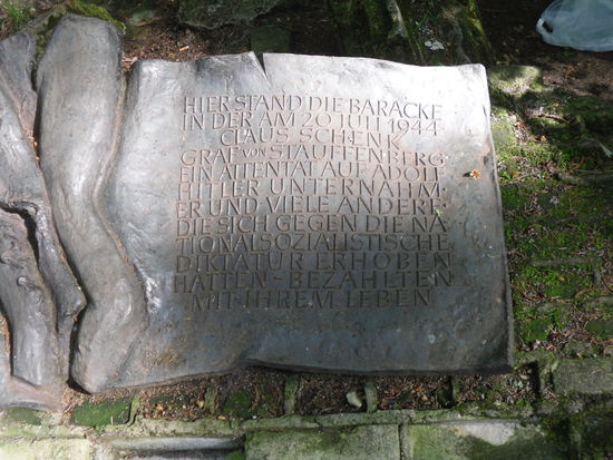 Gedenktafel für den 20. Juli 1944