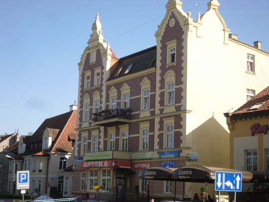 Gut erhaltene Gebäude in Polen