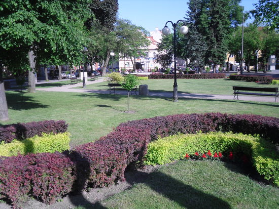 Stadtpark im Zentrum von Rastenburg