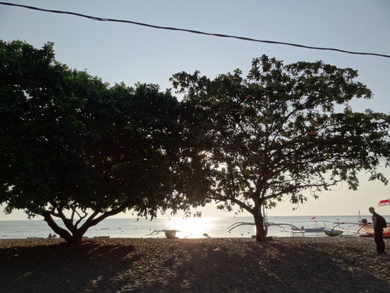 Ankunft am Strand in Lovina...