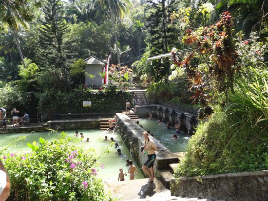 Das Vergnügen in den Hotsprings