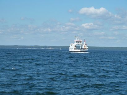 Schiff zur Insel Visingsö