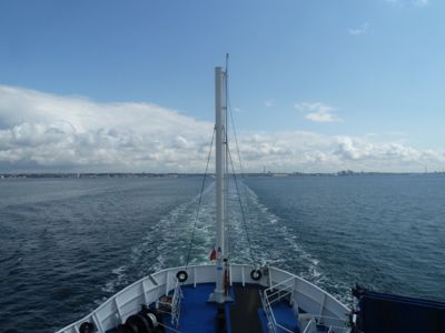 auf der Fähre von Helsingborg nach Helsinger