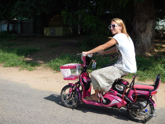 Lena und ihr "Pink Panther" (Bagan)
